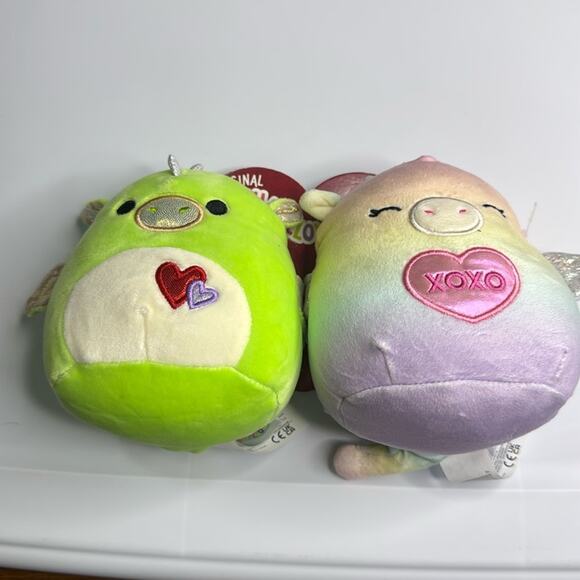 NWT Squishmallows Azizi & Duranza the Dragons 5” Limited Edition Set - Picture 1 of 6